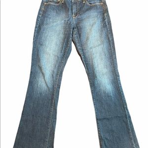 Lucky Brand Mid Rise Sofia Boot Cut Jeans 8 Long